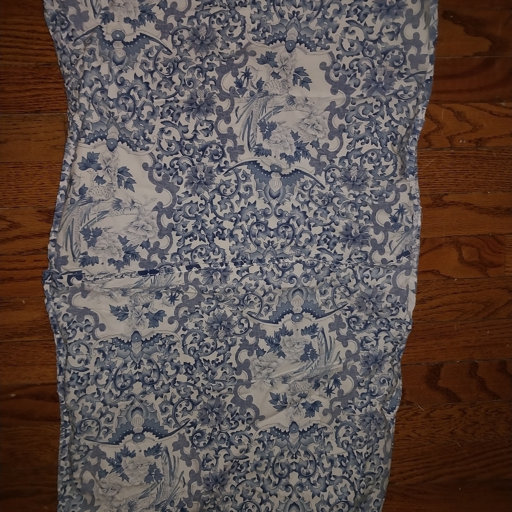 Ralph Lauren Tamarind chinoiserie vintage king size pillow cover EUC